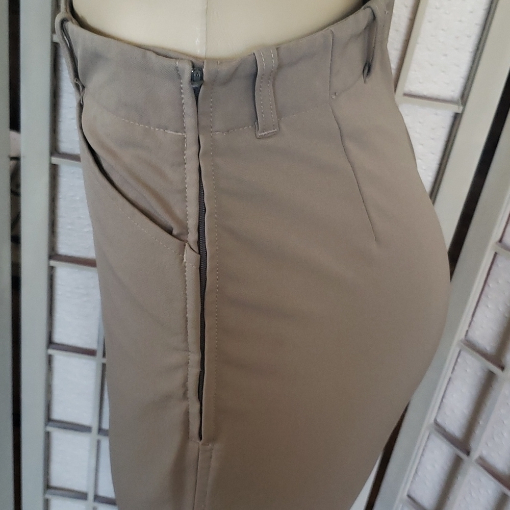 Ariat high rise horse riding woman olive gray padded woman pants size … - Picture 5 of 8